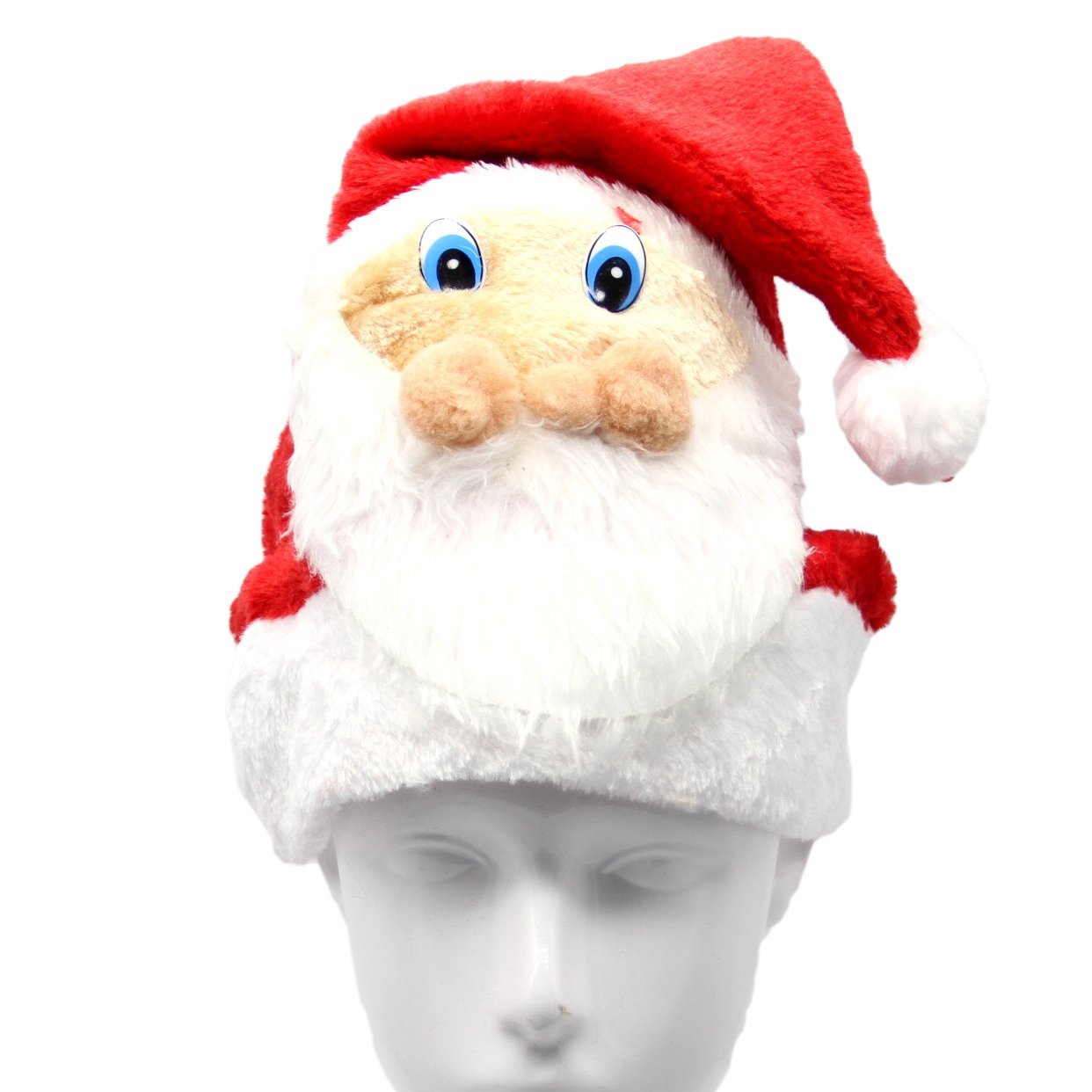 Christmas Unisex Adults Kids Novelty Hat Xmas Party Cap Santa Costume Dress Up, Santa Claus V474-232049