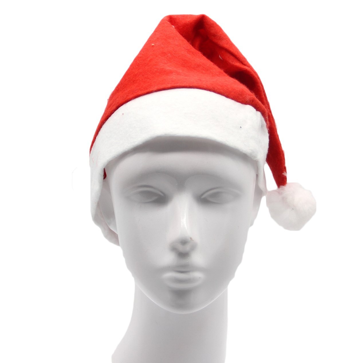 Christmas Unisex Adults Kids Novelty Hat Xmas Party Cap Santa Costume Dress Up, Santa Hat (Adults) V474-232050