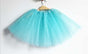 New Adults Tulle Tutu Skirt Dressup Party Costume Ballet Womens Girls Dance Wear, Aqua, Kids V474-237397