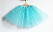 New Adults Tulle Tutu Skirt Dressup Party Costume Ballet Womens Girls Dance Wear, Aqua, Kids