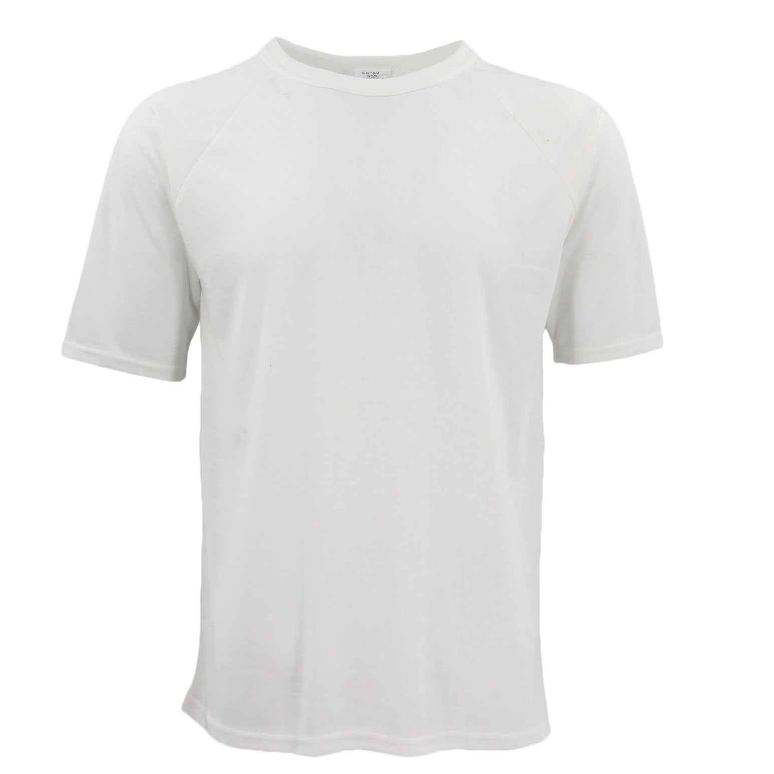 Mens Merino Wool Top Pants Thermal Leggings Long Johns Underwear Pajamas, Men's Short Sleeve - Beige, 2XL V474-246494