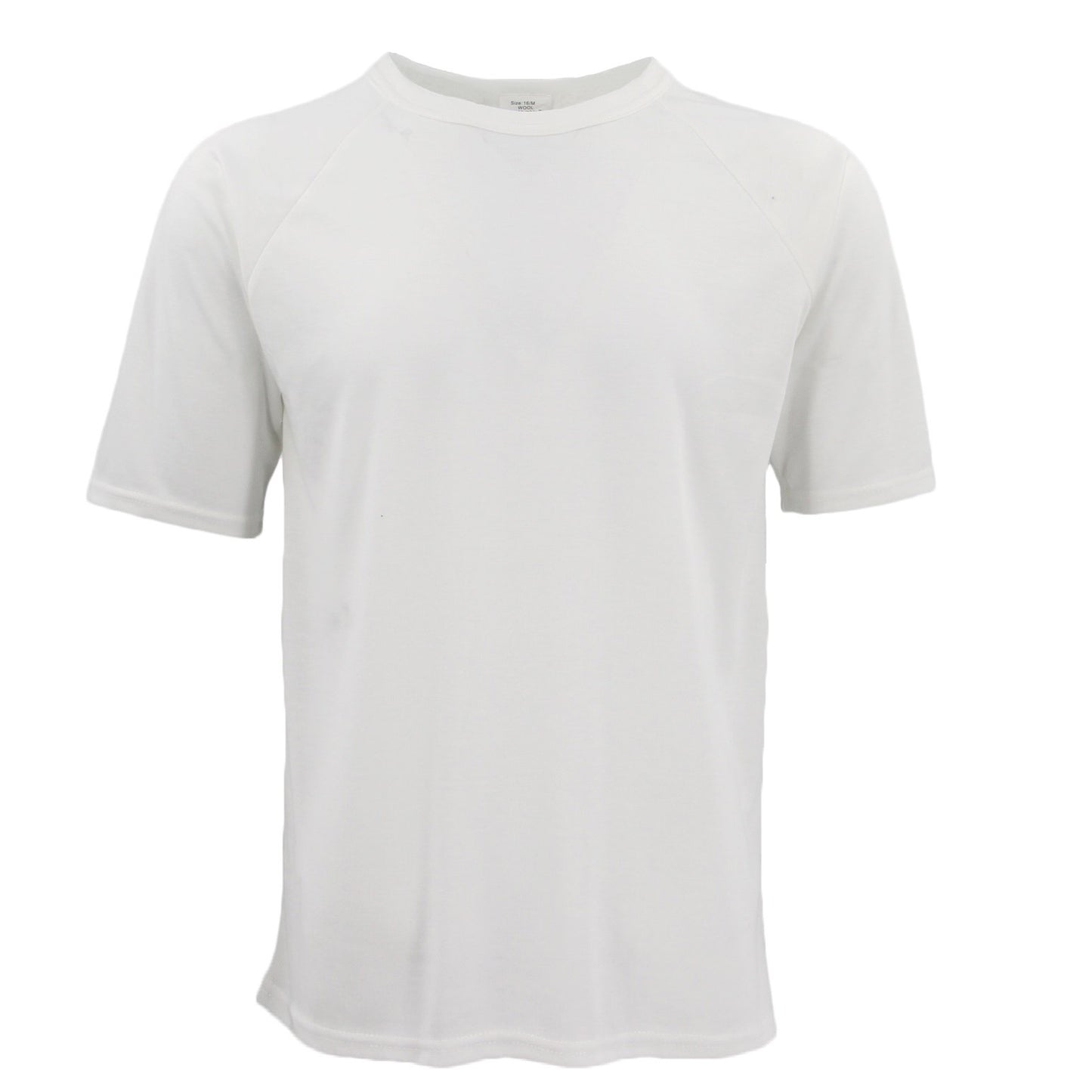 Mens Merino Wool Top Pants Thermal Leggings Long Johns Underwear Pajamas, Men's Short Sleeve - Beige, M V474-246495