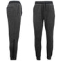 Mens Joggers Trousers Gym Sport Casual Sweat Track Pants Cuffed Hem w Zip Pocket, Black, XS V474-255547