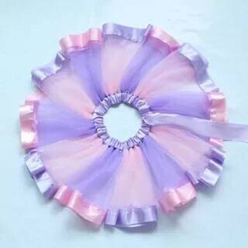 New Adults Tulle Tutu Skirt Dressup Party Costume Ballet Womens Girls Dance Wear, Pink Rainbow, Adults V474-298396