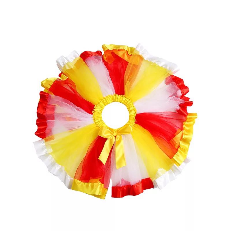 New Adults Tulle Tutu Skirt Dressup Party Costume Ballet Womens Girls Dance Wear, Rainbow_E, Adults V474-298403