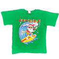 New Funny Adult Xmas Christmas T Shirt Tee Mens Womens 100% Cotton Jolly Ugly, Santa Surf (Green), S V474-378191