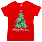 New Funny Adult Xmas Christmas T Shirt Tee Mens Womens 100% Cotton Jolly Ugly, Tree (Red), M V474-381623