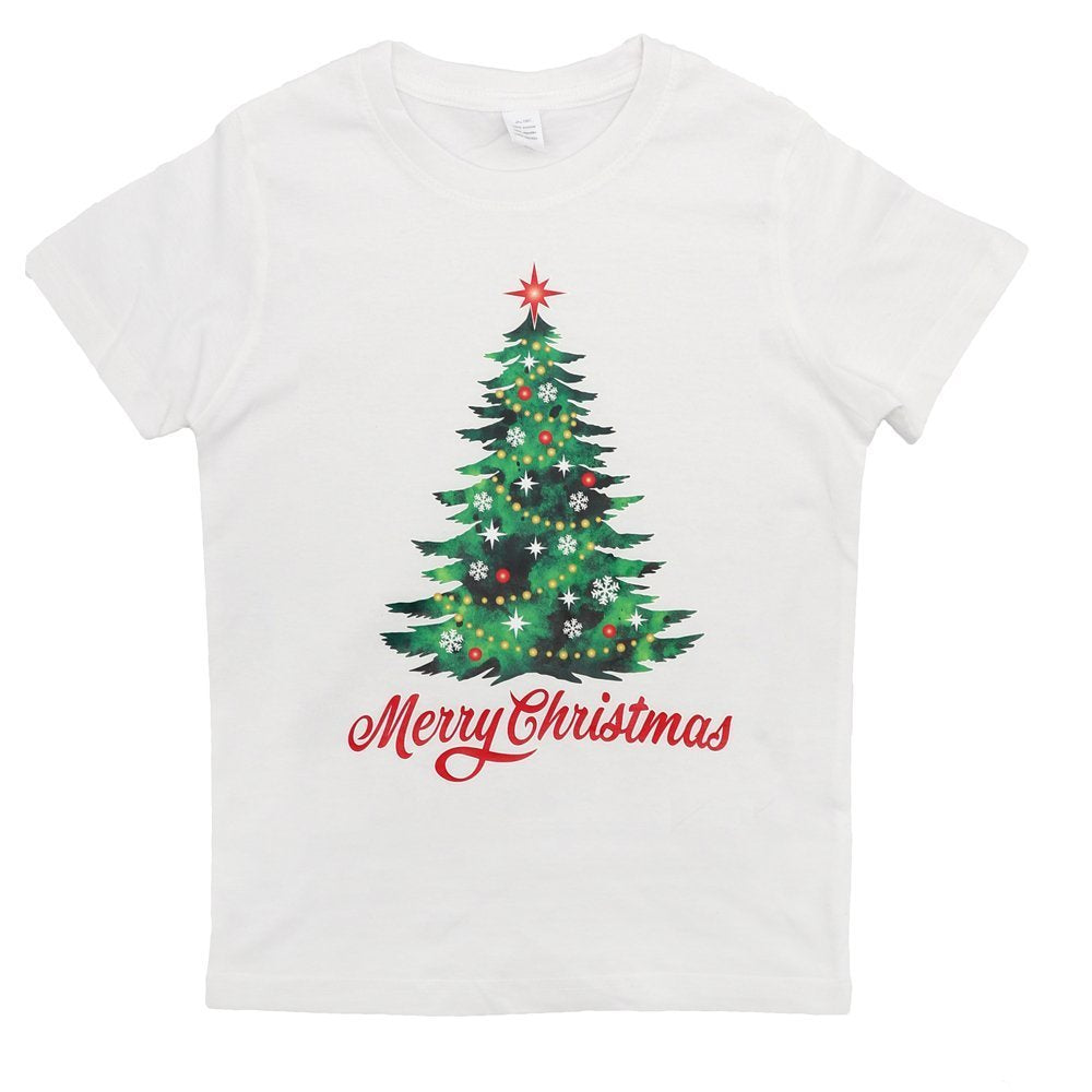 New Funny Adult Xmas Christmas T Shirt Tee Mens Womens 100% Cotton Jolly Ugly, Tree (White), M V474-381630