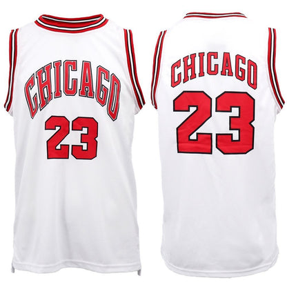 New Men's Basketball Jersey Sports T Shirt Tee Vest Tops Gym Chicago Los Angeles, Red - Houston 13, L V474-393225