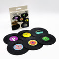 6x Creative Vinyl Record Cup Coasters Glass Drink Tableware Home Decor, A V474-393860