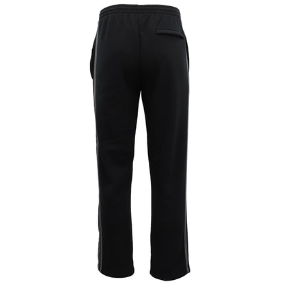 Men's Fleece Casual Sports Track Pants w Zip Pocket Striped Sweat Trousers S-6XL, Dark Grey, 4XL V474-405979