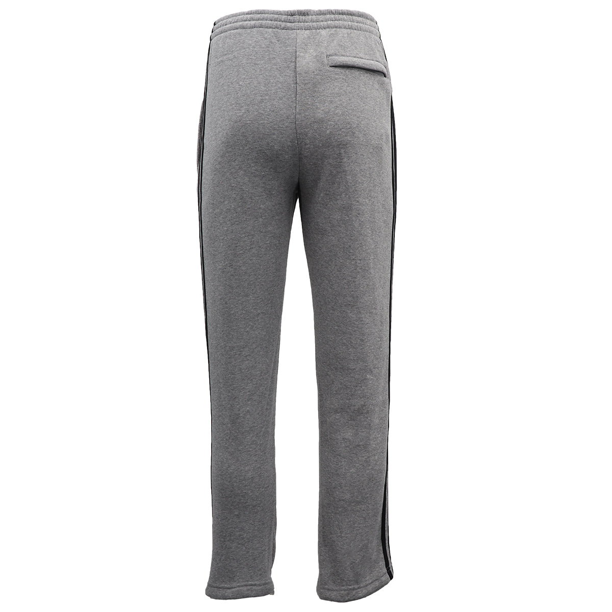 Men's Fleece Casual Sports Track Pants w Zip Pocket Striped Sweat Trousers S-6XL, Navy, 3XL V474-405985