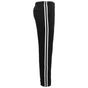 Men's Fleece Casual Sports Track Pants w Zip Pocket Striped Sweat Trousers S-6XL, Black, 5XL V474-424124