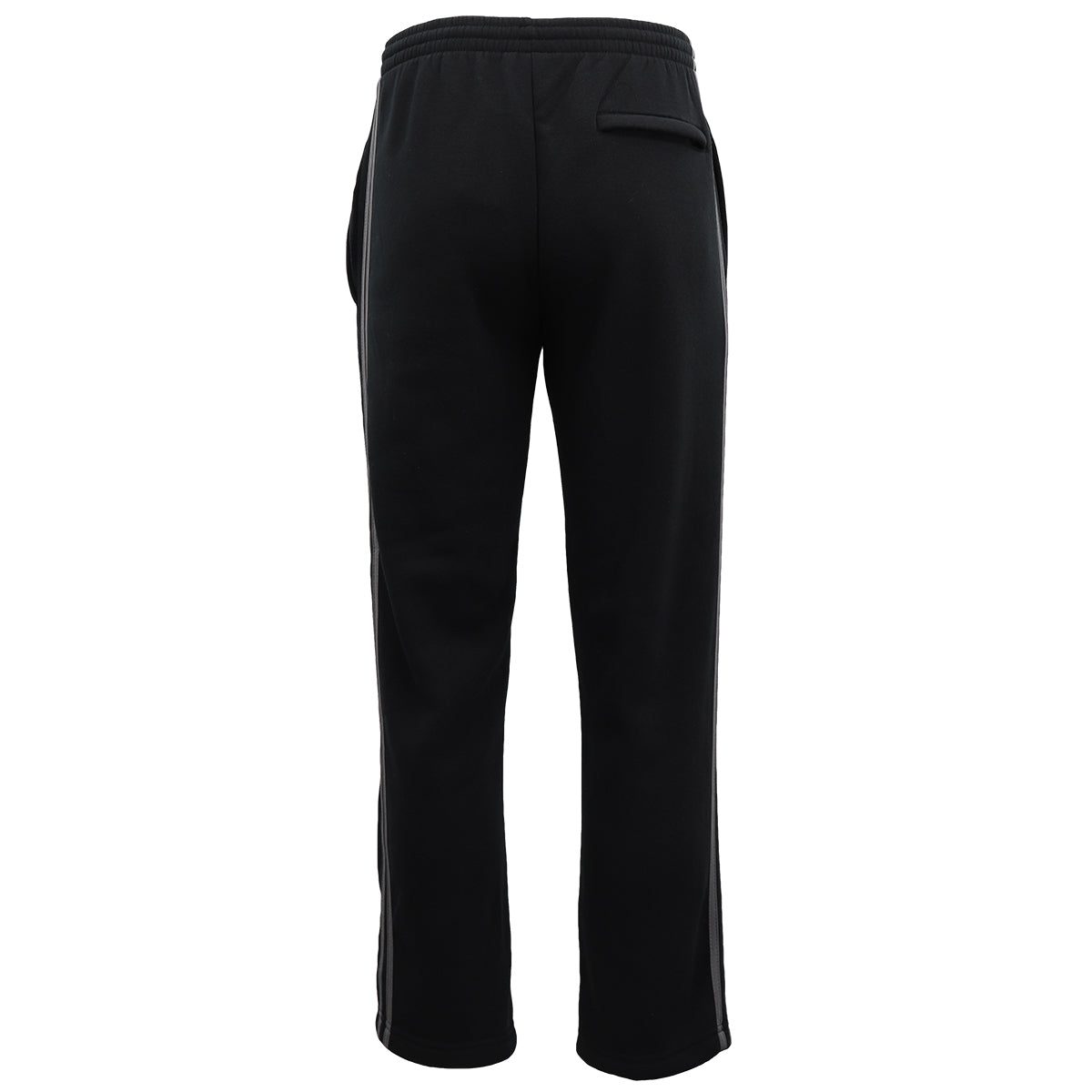 Men's Fleece Casual Sports Track Pants w Zip Pocket Striped Sweat Trousers S-6XL, Light Grey, 5XL V474-424129