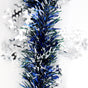 5x 2.5m Christmas Tinsel Xmas Garland Sparkly Snowflake Party Natural Home Decor, Snow in Blue V474-453094