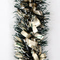 5x 2.5m Christmas Tinsel Xmas Garland Sparkly Snowflake Party Natural Home Decor, Bows (Black Gold) V474-453109