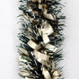 5x 2.5m Christmas Tinsel Xmas Garland Sparkly Snowflake Party Natural Home Decor, Bows (Black Gold) V474-453109