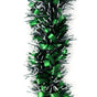 5x 2.5m Christmas Tinsel Xmas Garland Sparkly Snowflake Party Natural Home Decor, Bows (Black Green) V474-453111