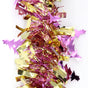 5x 2.5m Christmas Tinsel Xmas Garland Sparkly Snowflake Party Natural Home Decor, Trees (Pink) V474-453137