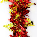 5x 2.5m Christmas Tinsel Xmas Garland Sparkly Snowflake Party Natural Home Decor, Trees (Gold Red) V474-453138