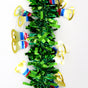 5x 2.5m Christmas Tinsel Xmas Garland Sparkly Snowflake Party Natural Home Decor, Bells (Green) V474-453152
