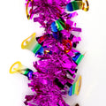 5x 2.5m Christmas Tinsel Xmas Garland Sparkly Snowflake Party Natural Home Decor, Bells (Hot Pink) V474-453153