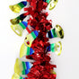 5x 2.5m Christmas Tinsel Xmas Garland Sparkly Snowflake Party Natural Home Decor, Bells (Red) V474-453154