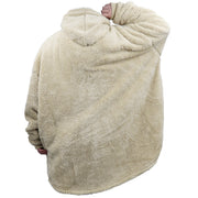 Oversized Soft Pullover Plain Hoodie Warm Fleece Blanket Plush Winter Sweatshirt, Grey w Beer Pocket, Adult V474-461988