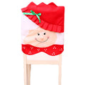 6x Christmas Cute Lady Santa Hat Chair Covers Dinner Home Decor Ornaments Gift, Mrs Santa V474-465715