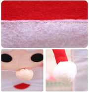 6x Christmas Cute Lady Santa Hat Chair Covers Dinner Home Decor Ornaments Gift, Mrs Santa V474-465715