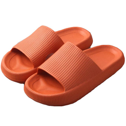 Pillow Slides Sandals Non-Slip Ultra Soft Slippers Cloud Shower EVA Home Shoes, Orange, 42/43 V474-483981