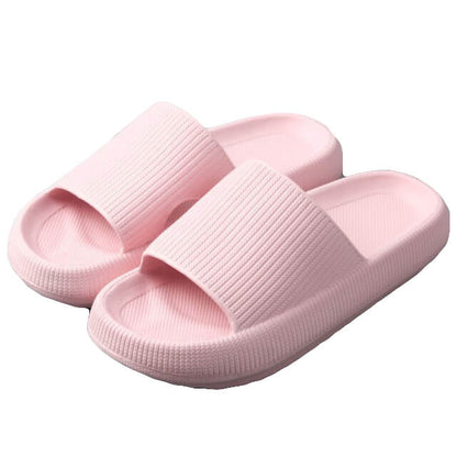 Pillow Slides Sandals Non-Slip Ultra Soft Slippers Cloud Shower EVA Home Shoes, Pink, 40/41 V474-483985