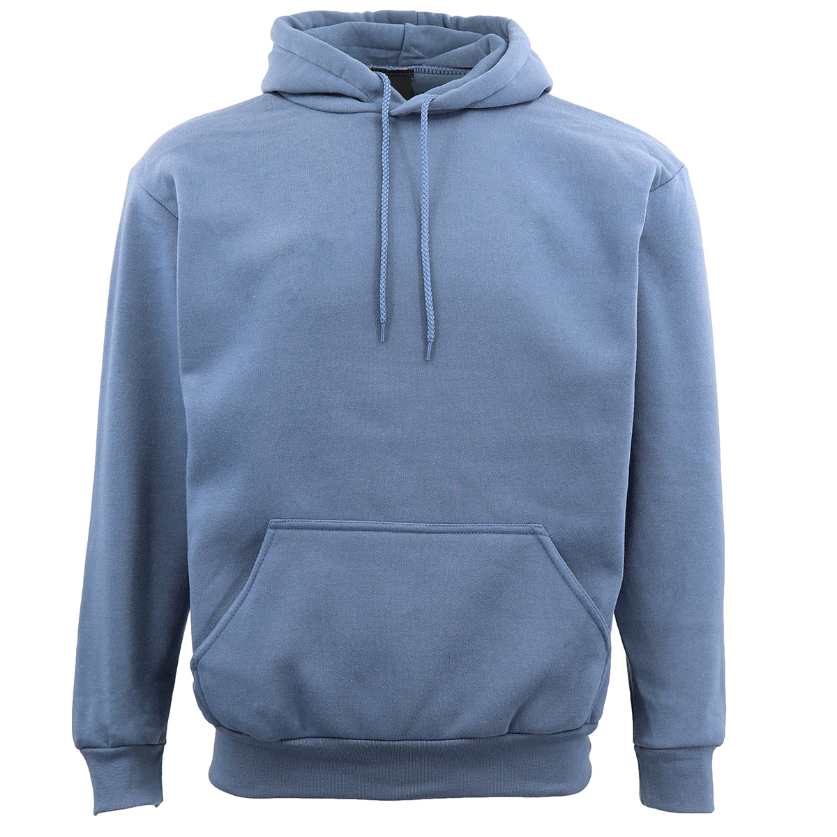 Adult Unisex Men's Basic Plain Hoodie Pullover Sweater Sweatshirt Jumper XS-8XL, Wash Blue, M V474-503928