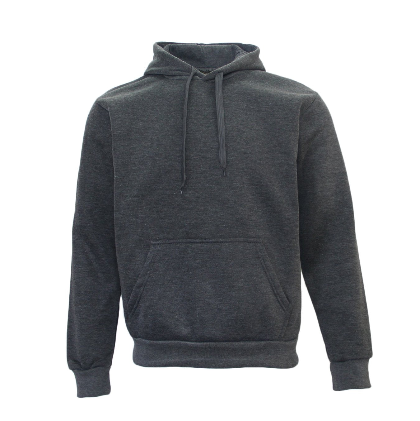 Adult Unisex Men's Basic Plain Hoodie Pullover Sweater Sweatshirt Jumper XS-8XL, Dark Grey, 6XL V474-513036