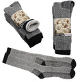 6 Pairs Merino Wool Thick Double Cushion Heavy Duty Socks Tradie Warm Thermal, 6-11 V474-514370