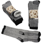 6 Pairs Merino Wool Thick Double Cushion Heavy Duty Socks Tradie Warm Thermal, 6-11 V474-514370