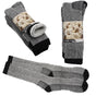 6 Pairs Merino Wool Thick Double Cushion Heavy Duty Socks Tradie Warm Thermal, 6-11 V474-514370