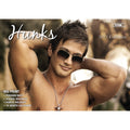 Hunks - 2023 Rectangle Wall Calendar 16 Months Planner New Year Christmas Gift V474-544965