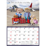 The Return Of Teddy 2023 Rectangle Wall Calendar 16 Months Planner New Year Gift V474-544970