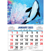 Ocean Wild - 2023 Rectangle Wall Calendar 16 Months Planner New Year Gift V474-544971