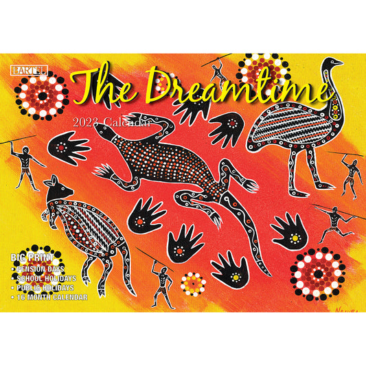 The Dreamtime - 2023 Rectangle Wall Calendar 16 Months Planner New Year Gift V474-544973