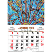 The Dreamtime - 2023 Rectangle Wall Calendar 16 Months Planner New Year Gift V474-544973