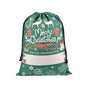 50x70cm Canvas Hessian Christmas Santa Sack Xmas Stocking Reindeer Kids Gift Bag, Green - Reindeer Gift V474-546972