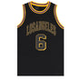 New Men's Basketball Jersey Sports T Shirt Tee Vest Tops Gym Chicago Los Angeles, Black - Los Angeles 6, L V474-555081