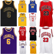 New Men's Basketball Jersey Sports T Shirt Tee Vest Tops Gym Chicago Los Angeles, Blue - Golden State 30, S