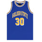 New Men's Basketball Jersey Sports T Shirt Tee Vest Tops Gym Chicago Los Angeles, Blue - Golden State 30, L V474-555100