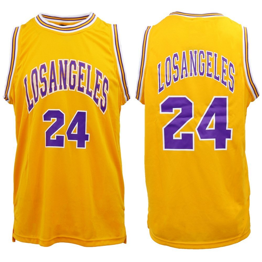 New Men's Basketball Jersey Sports T Shirt Tee Vest Tops Gym Chicago Los Angeles, Yellow - Golden State 30, XL V474-555107