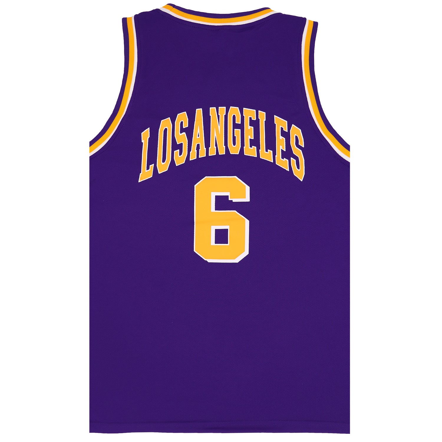 Kid's Basketball Jersey Tank Boys Sports T Shirt Tee Singlet Tops Los Angeles, Purple - Los Angeles 6, 2 V474-559785