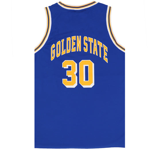 Kid's Basketball Jersey Tank Boys Sports T Shirt Tee Singlet Tops Los Angeles, Royal Blue - Golden State 30, 2 V474-559792