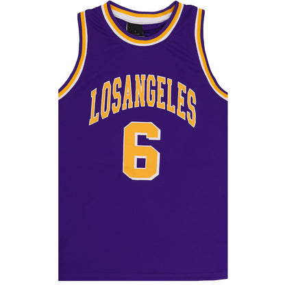 Kid's Basketball Jersey Tank Boys Sports T Shirt Tee Singlet Tops Los Angeles, Yellow - Golen State 30, 2 V474-559800